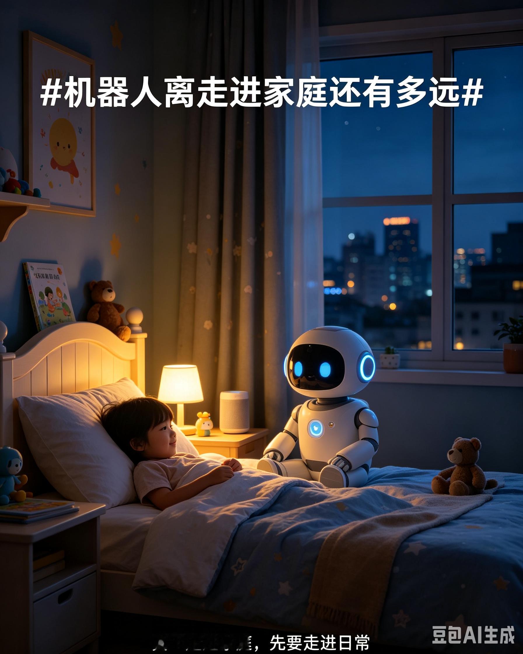 机器人离走进家庭还有多远我觉得家庭机器人真正普及以后，最先受益的可能不是年轻人，