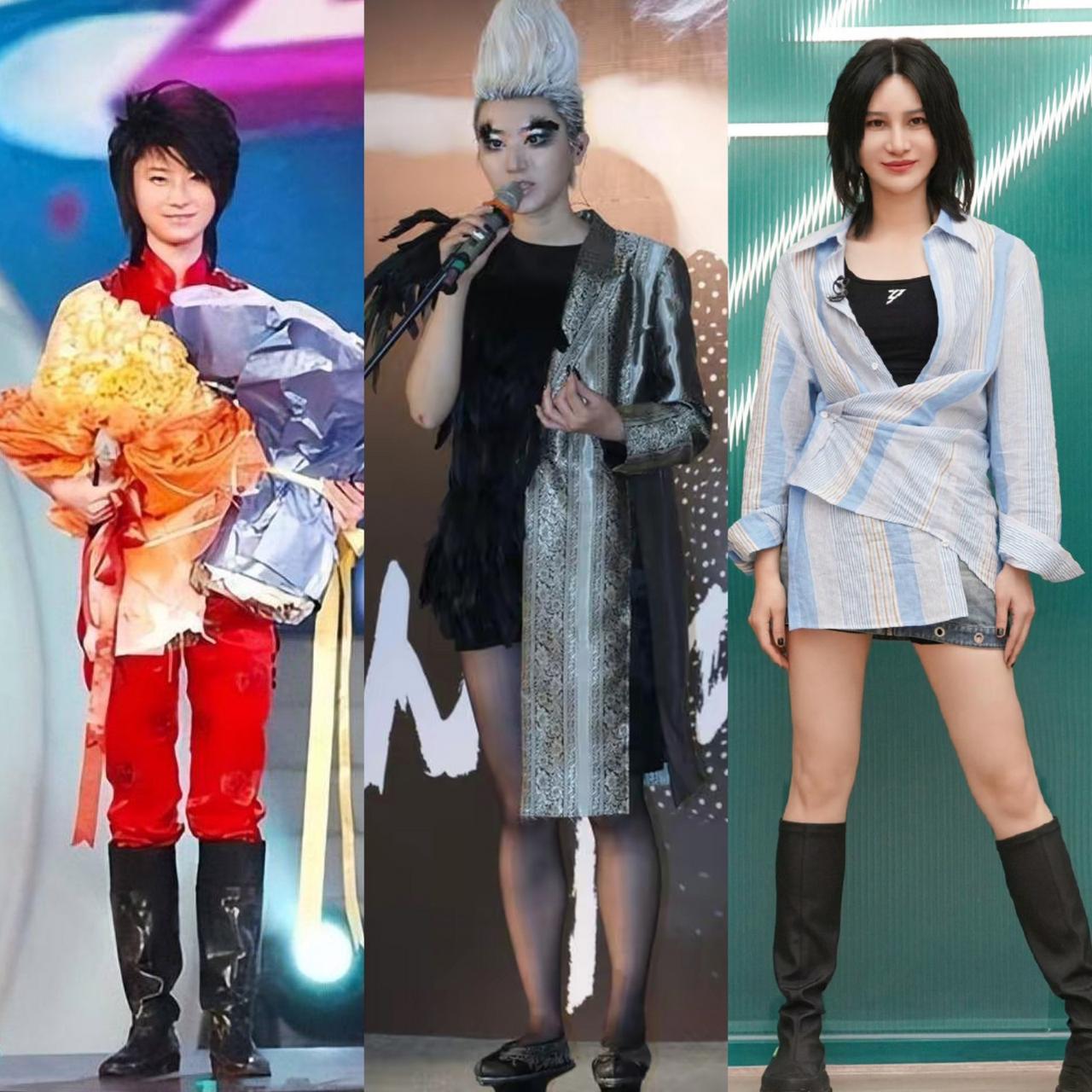 尚雯婕——屠龙少年终成恶龙。
当年自己超女夺冠，不满经纪公司分成，被天娱娱乐告上