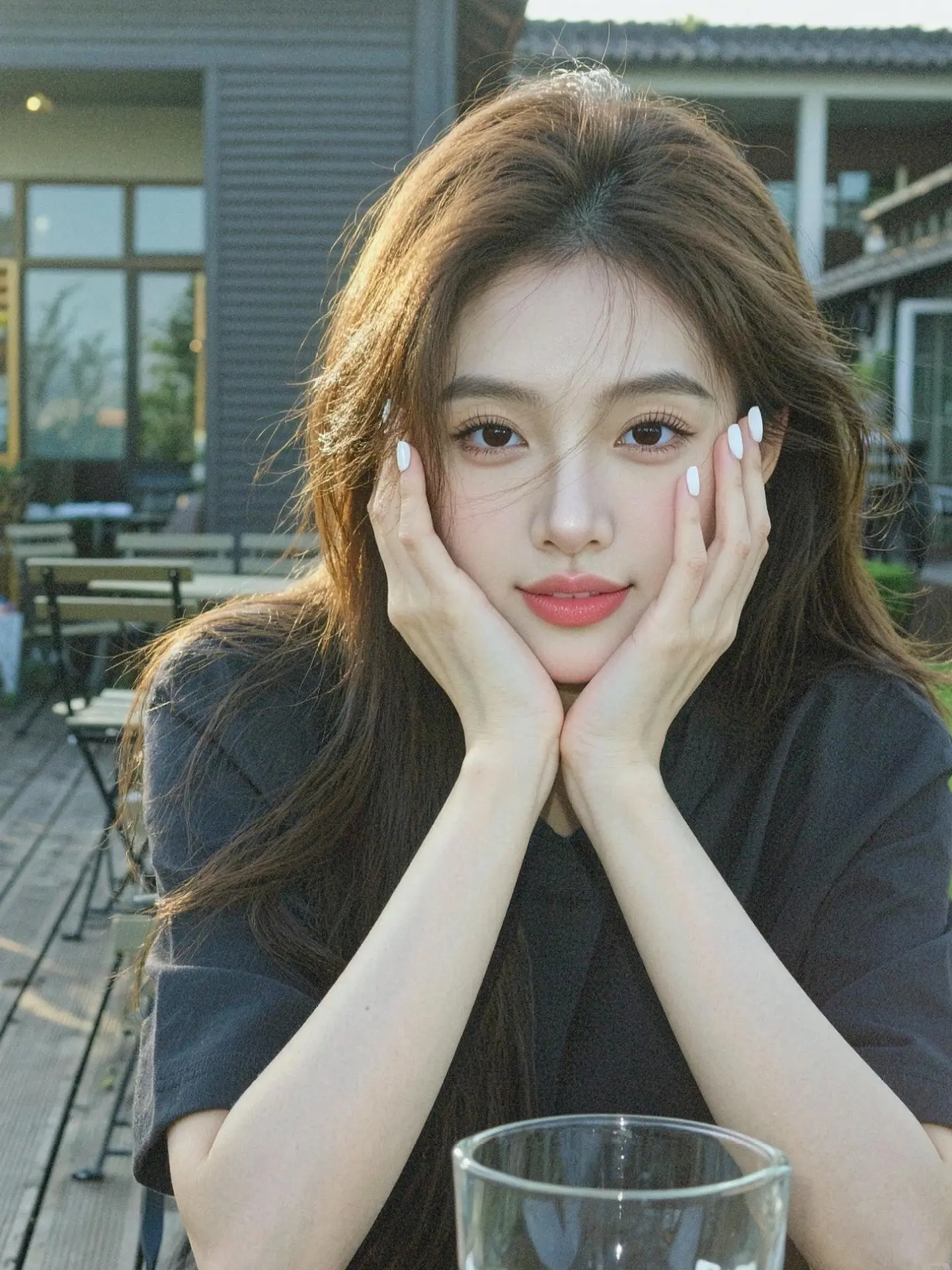 AI暖光生活照 随变ai随便玩 玩法合伙人计划 随变一拍都很夯 氛围感美女