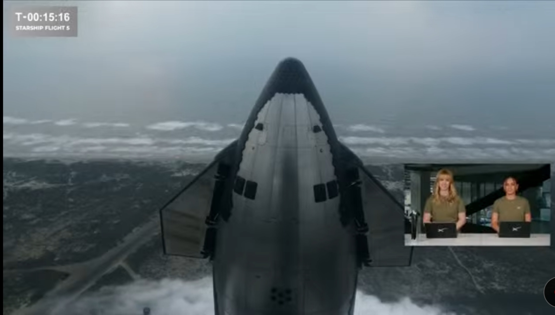 #spacex星舰进行第五次试飞# 超重型火箭/星舰组合体正在加注推进剂 ​​​