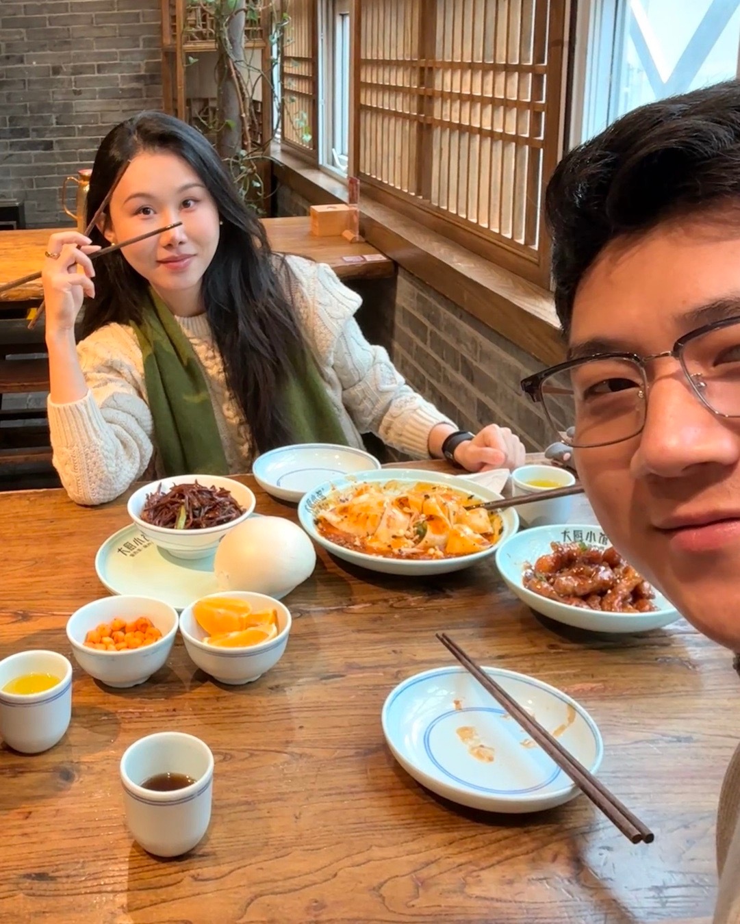 与岳岳的西安行，开心😃 