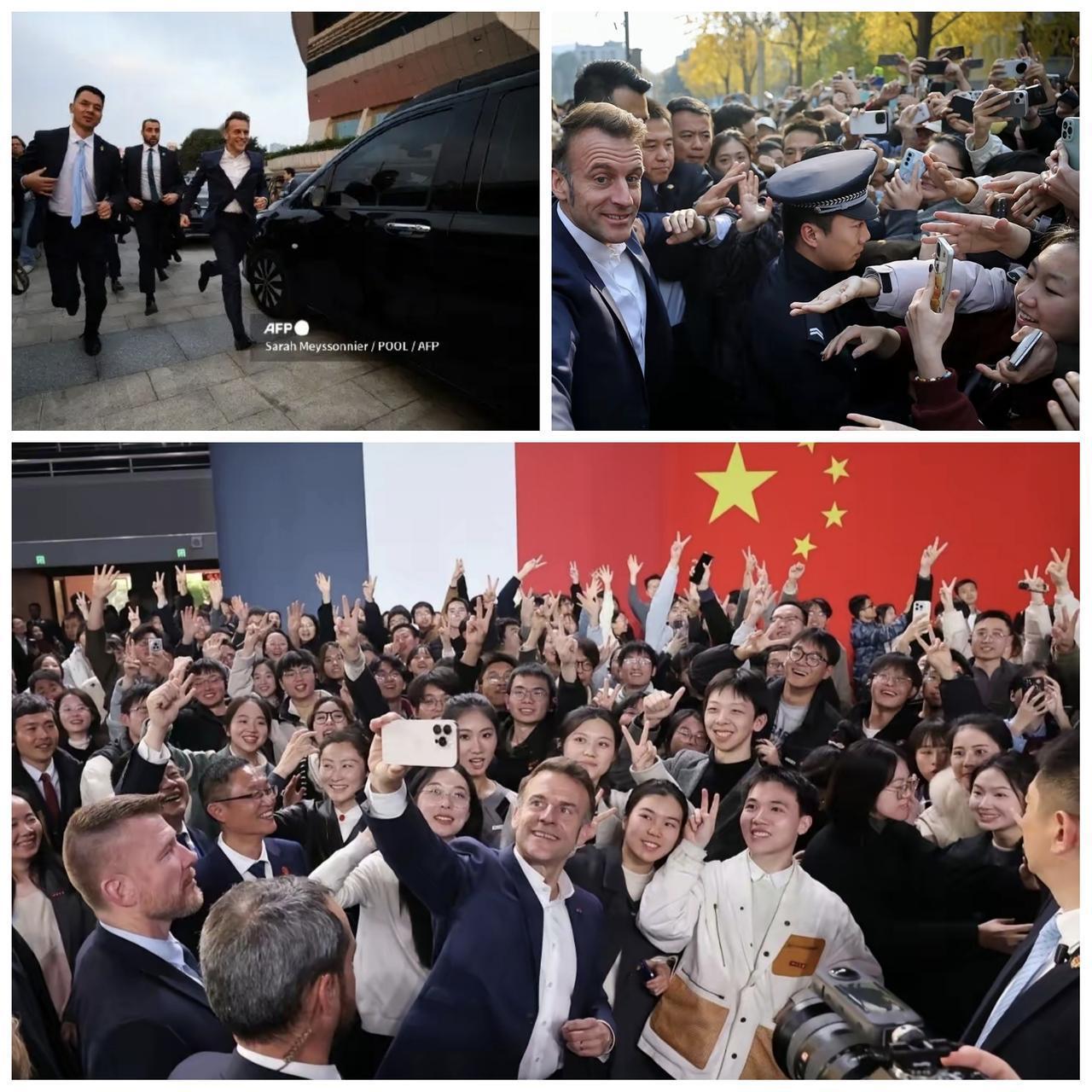 ✨法国人都不想要他了✨

🐼 法国人看到马克龙在成都人气那么高，发帖子叫他别回