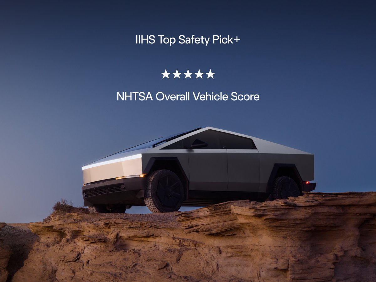 2026安全标准趋严，特斯拉Cybertruck成唯一获双顶级安全认证皮卡3月2