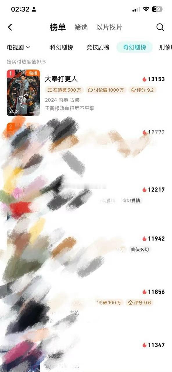 王鹤棣大奉打更人长尾效应这么牛？！ ​​​