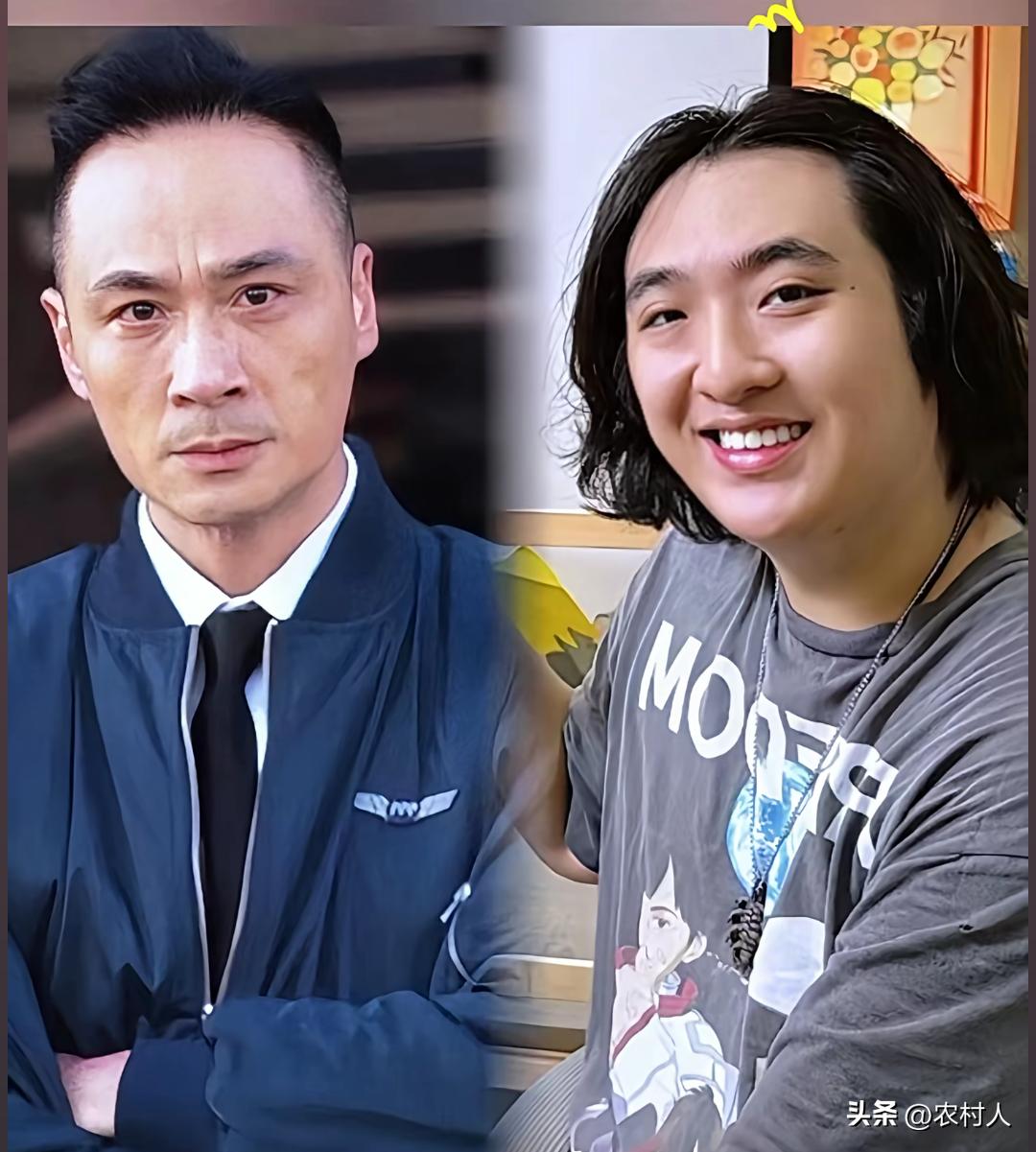 吴镇宇的儿子小的时候非常帅，没想到长大之后这么个样子。直接是长残了，和吴镇宇越来
