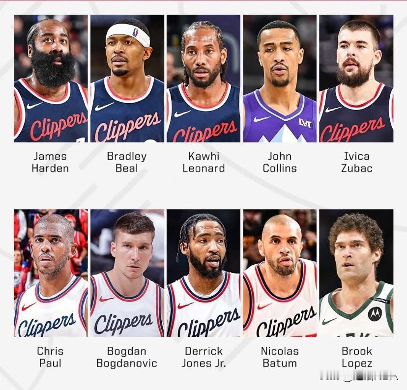 见过死亡五小，死亡五大，你见过死亡五老吗？

快船对阵魔术的比赛卢指导便摆出了这