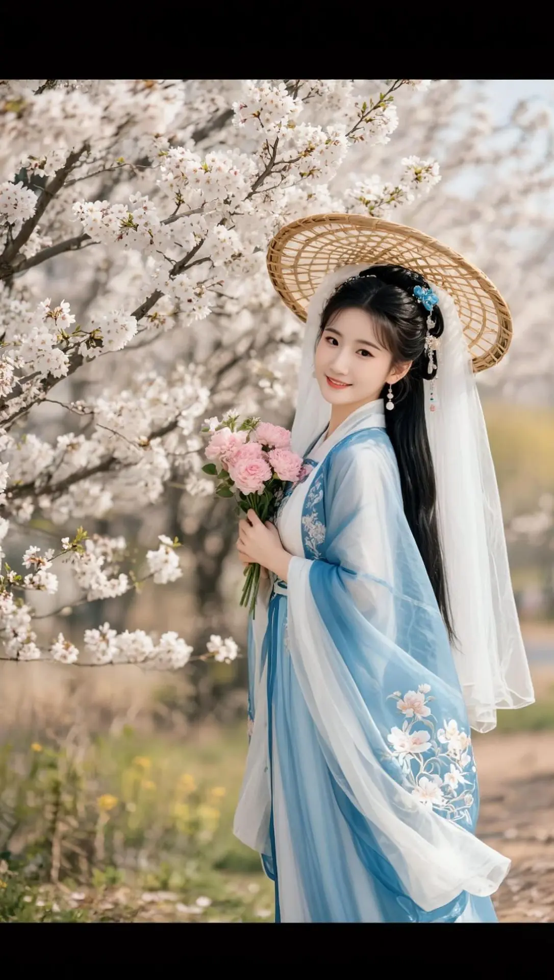 AI春日古风写真 ai创作