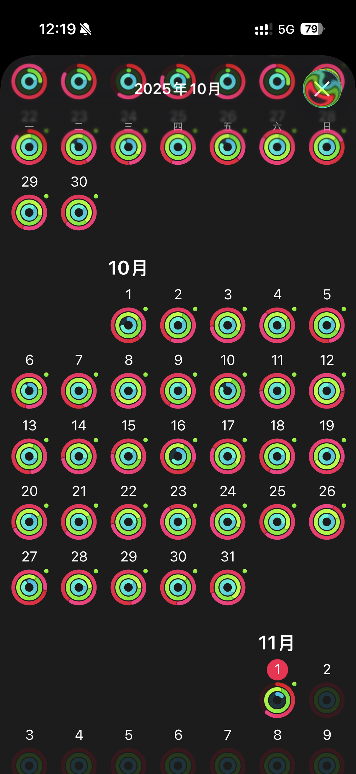 告别满满的10月！然后，11月继续打卡！ ​​​