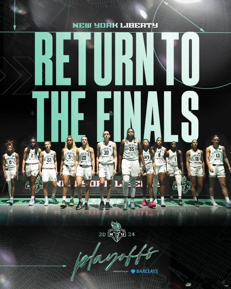 【WNBA卫冕冠军遭淘汰！】刚刚结束的两场WNBA季后赛半决赛中，纽约自由人76