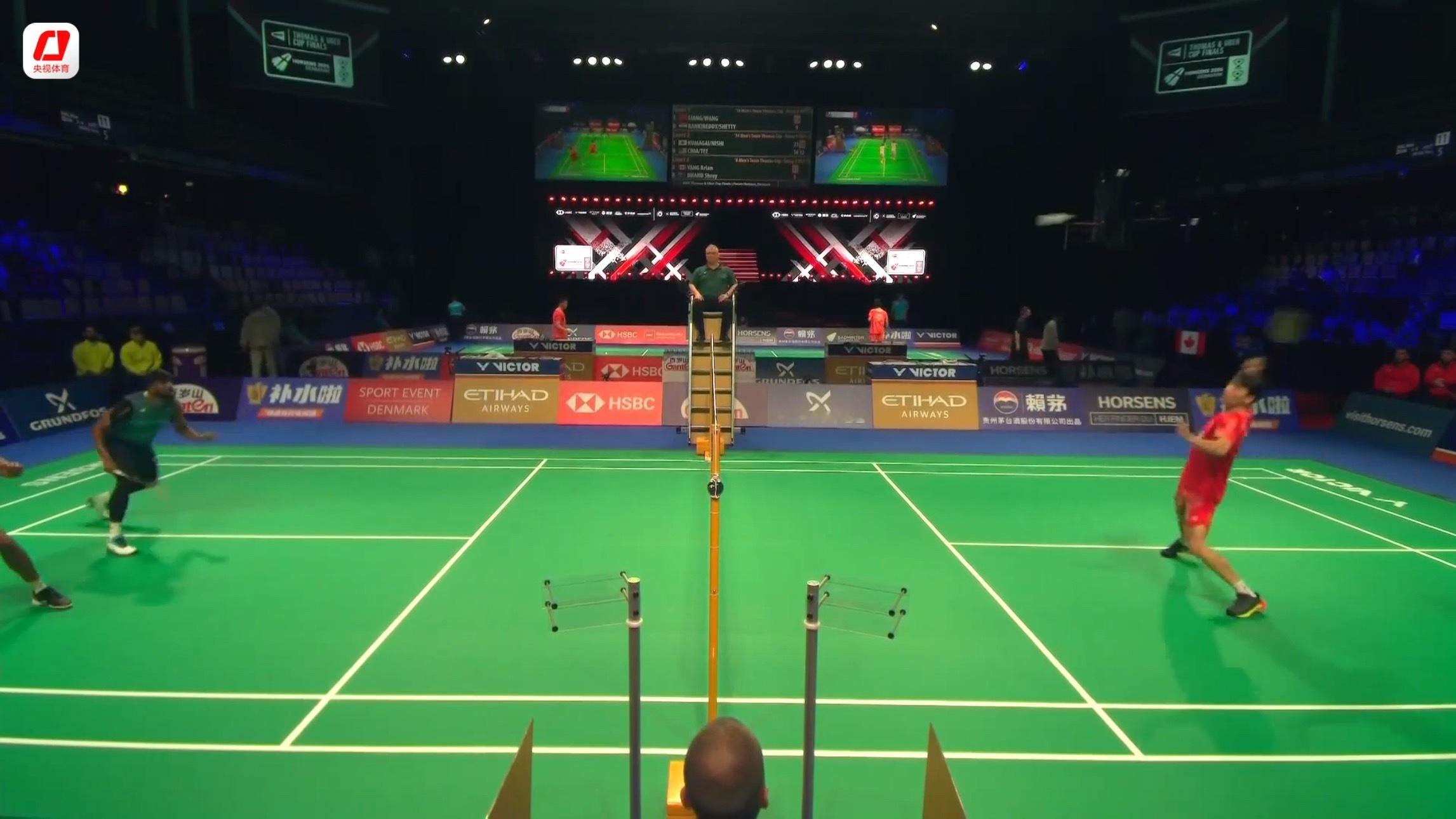 汤杯国羽vs印度 今晚真是精彩，排羽壶的比赛完全可以从下午连着看到凌晨 