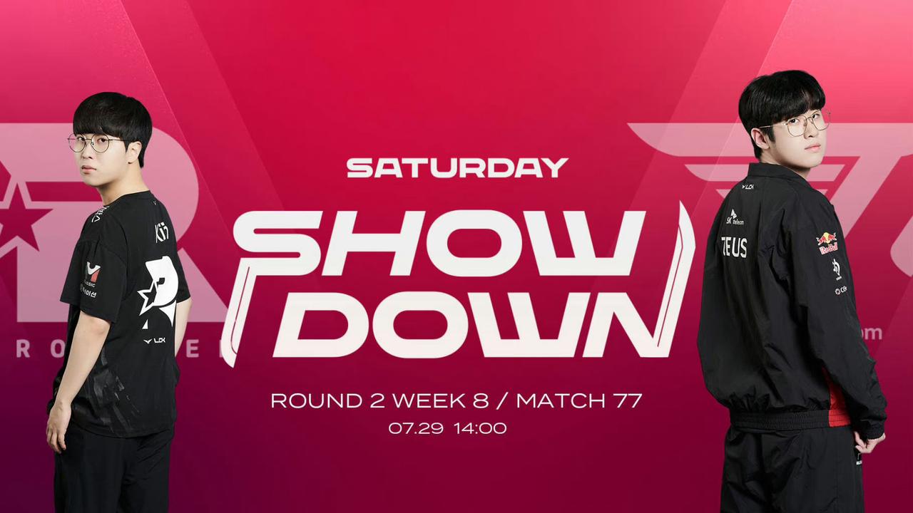 LCK焦点赛：Saturday Showdown

KT和T1将会在这周六为大家