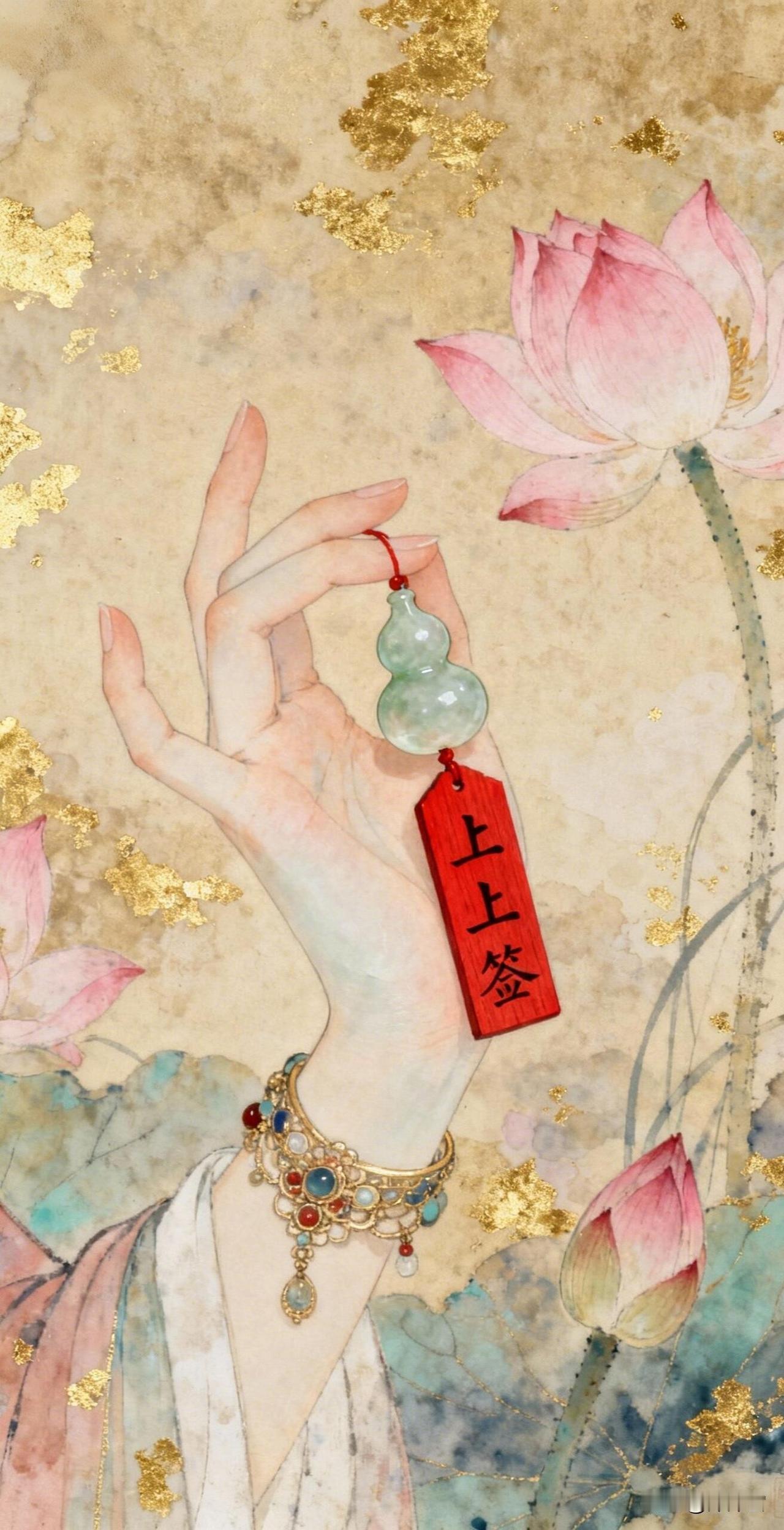 上上签｜国风壁纸
1. 拈一支上上签，揽一池清荷香✨ 愿所求皆如愿，所行皆坦途