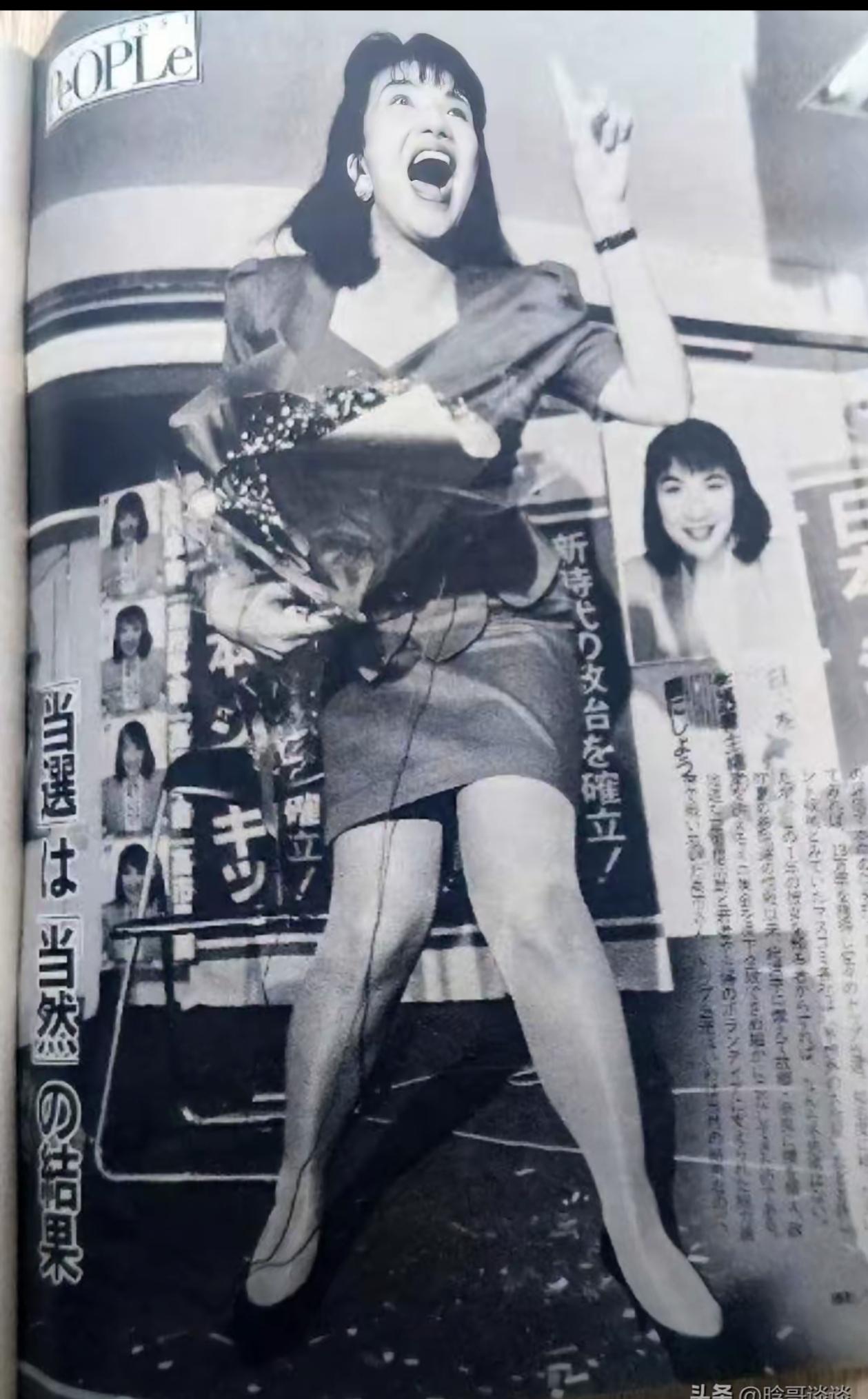 三十年前的高市早苗与现在的高市早苗对比，原来人家年轻时就是这幅龇牙咧嘴的样子，不