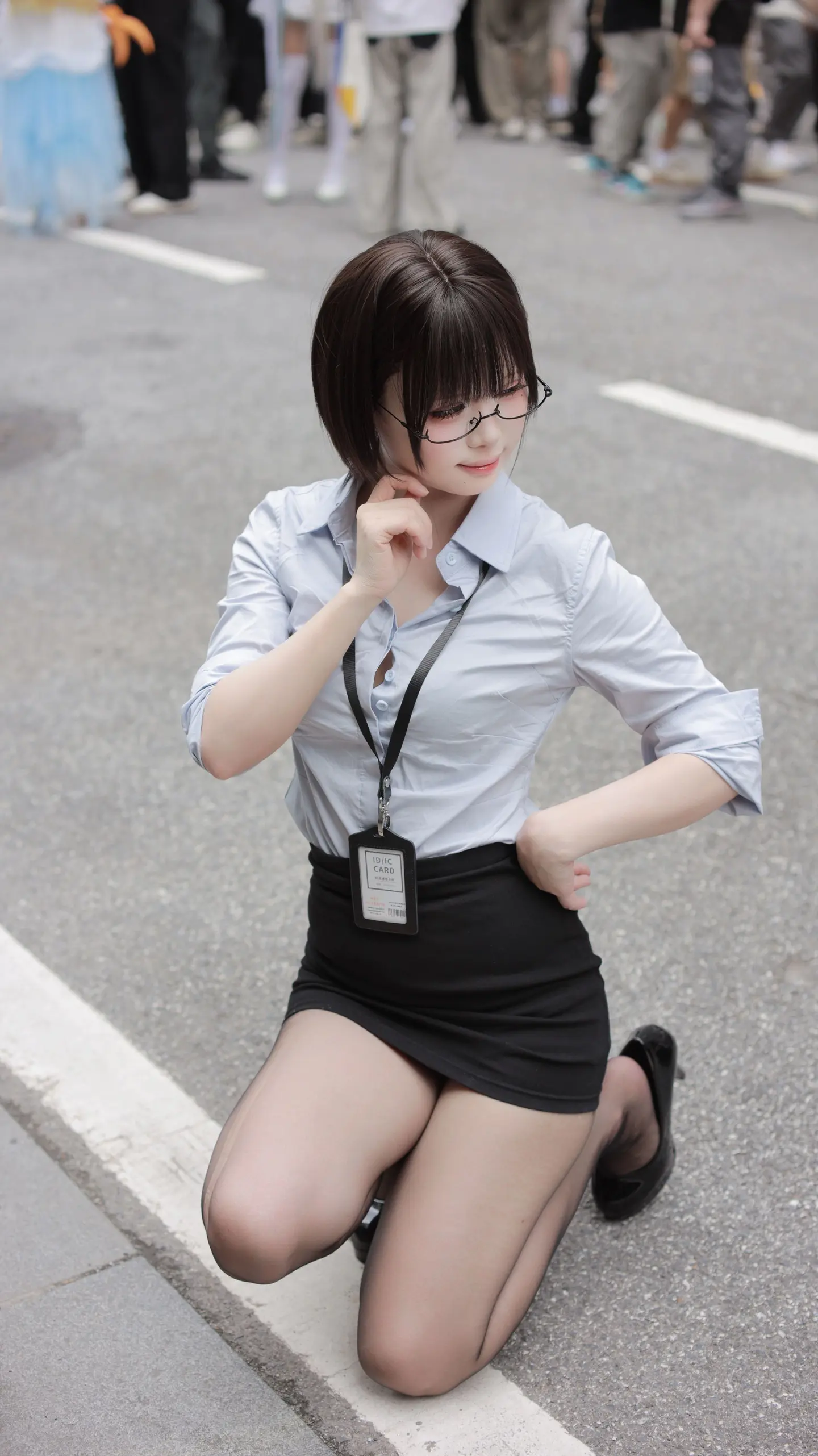 cos制服 cos职场装 jk制服cos 制服cos 萤火虫漫展