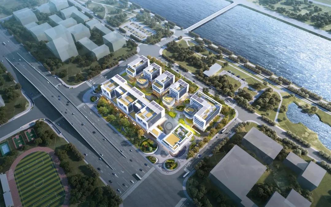 近日，随着最后一方混凝土平稳落定，大泽湖海归小镇数字健康科创研发中心的核心配套—