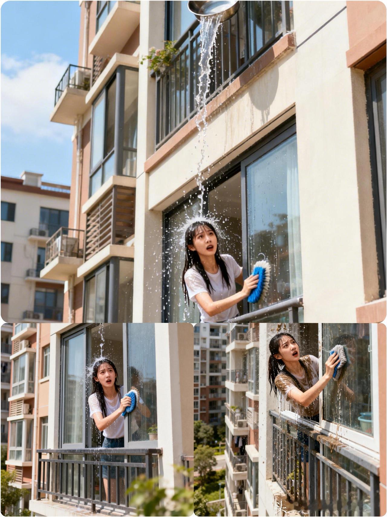 杭州首例！
男子从13楼窗口倒下一盆刷锅水，刚好淋到楼下女邻居头上......