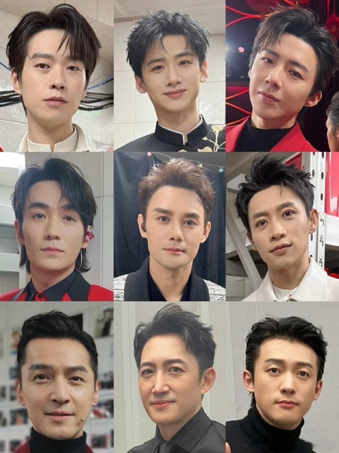 男明星春晚后台图 ​​​