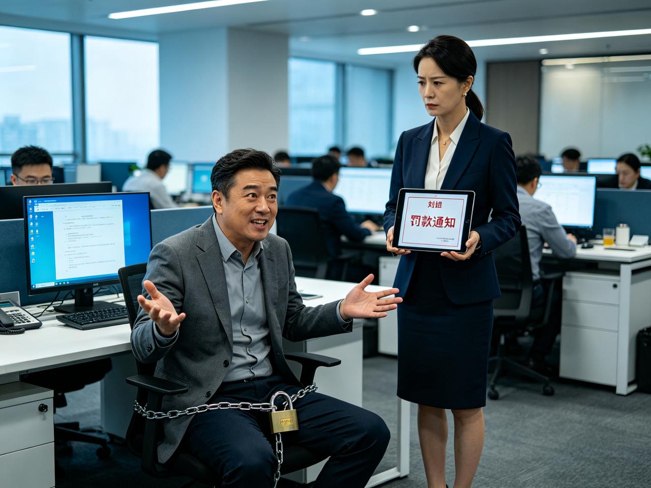 公司出了个新规定：下班必须把椅子推回桌下，没推的扣十块。

老板说，这叫“养成好