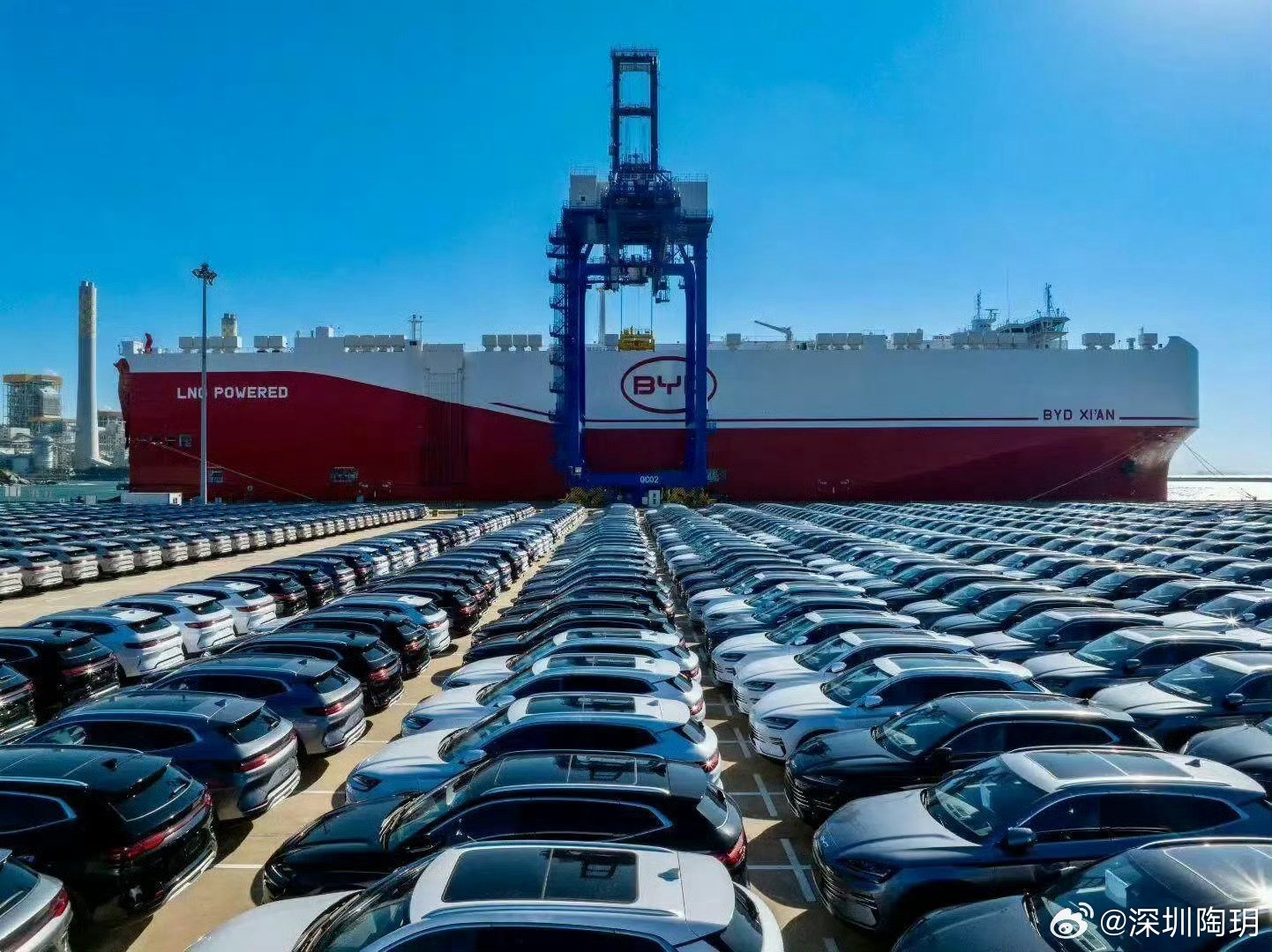 树立新能源汽车新标杆，比亚迪纯电销量已经超美国大牌特斯拉，特别是在欧洲和香港地区