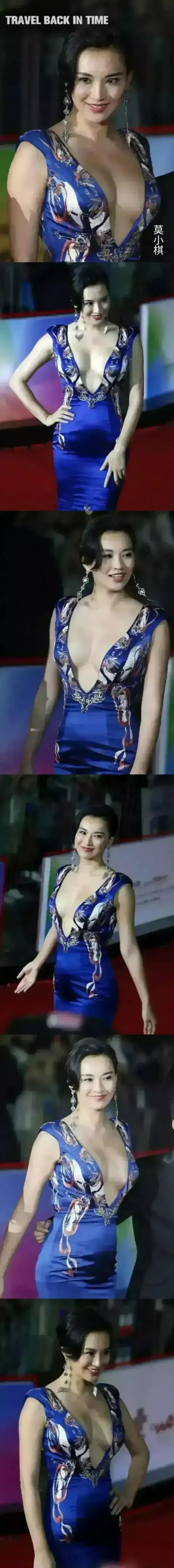 莫小棋不愧是女星里最为性感丰满的女人！可见她的好身材真的很有优势，莫小棋能够保持