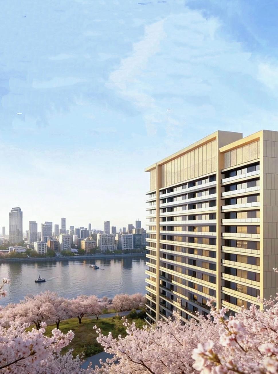 汾河、地铁二号线之间，迎泽大街南侧：
劲松新景
中铁建国樾府
滨河金茂府
华润滨