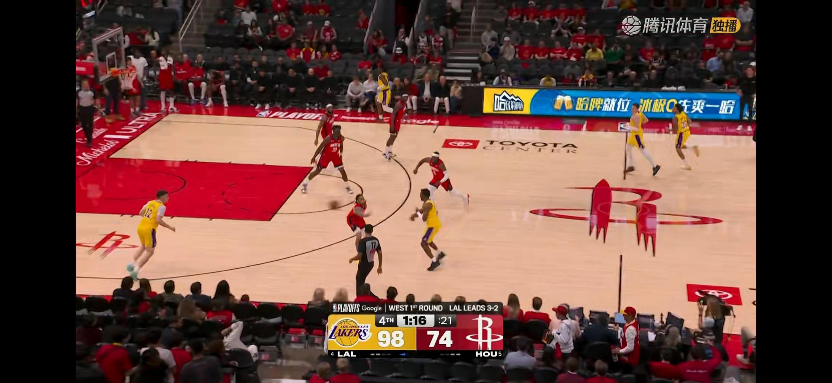 NBA 没想到到了季后赛G6这个阶段还能看几分钟发展联盟比赛…… 