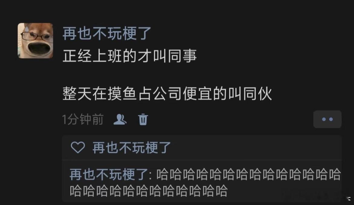 一起摸鱼的同伙