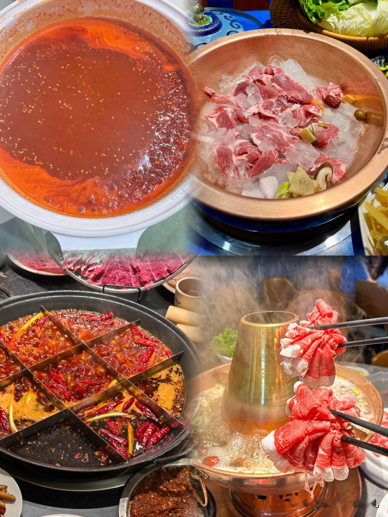 下雨天
和火锅是最配的
外面冷冷的，屋里面吃一顿热气腾腾的火锅
简直不要太舒服了