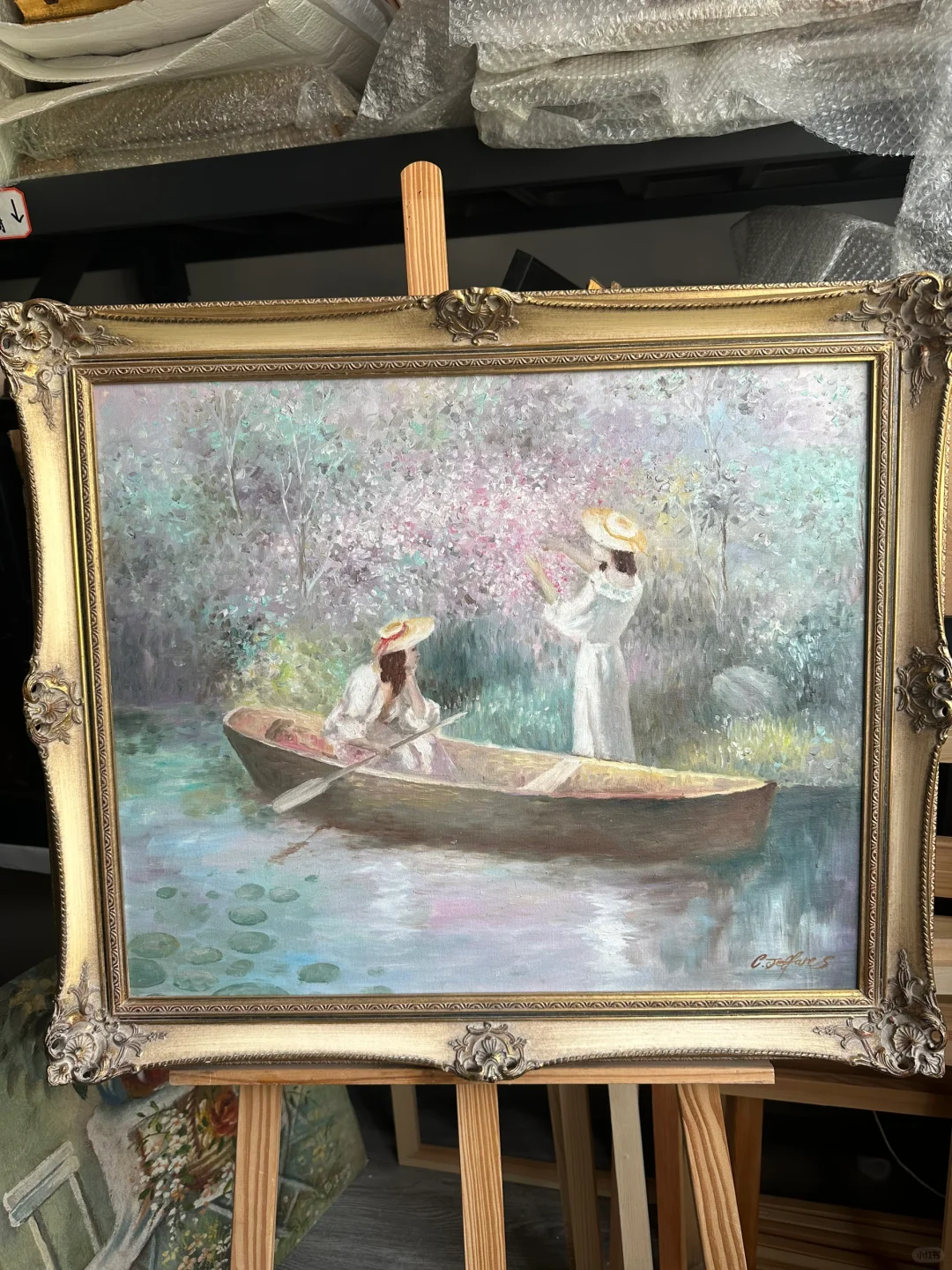 欧洲回流老油画