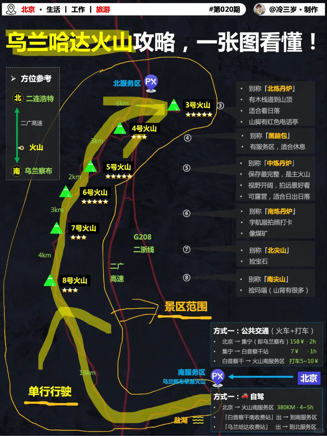 乌兰哈达火山，这些小众玩法将成为过去了