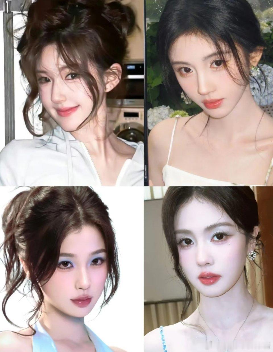 赵露思 鞠婧祎 虞书欣 白鹿，谁的头像更有氛围感呢？ 