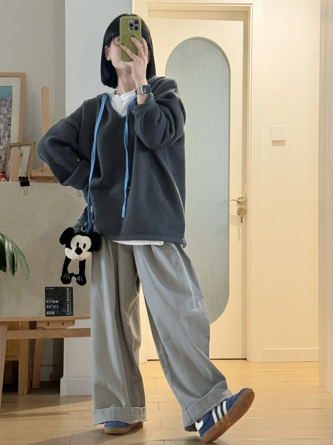 155小个子松弛感穿搭，唔太舒服了