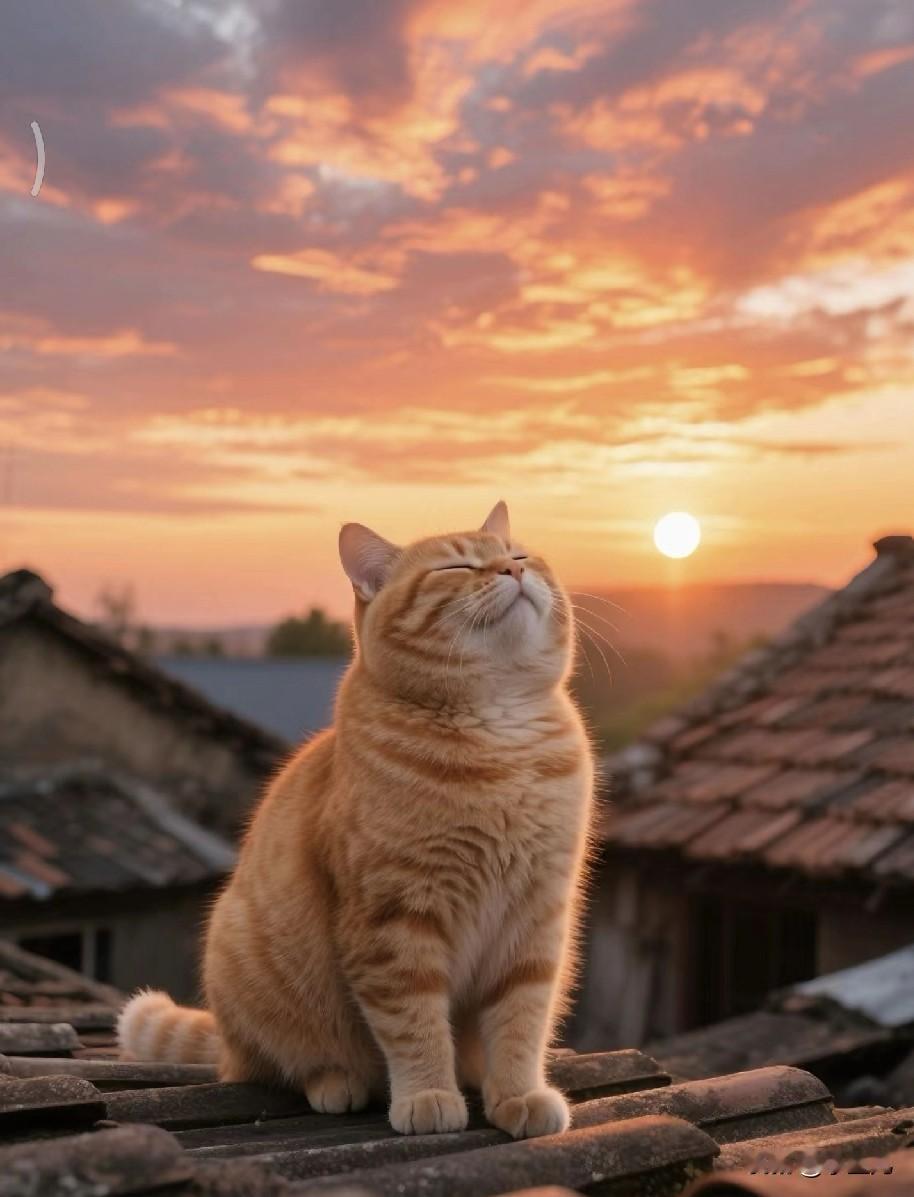 宝子们，闲来晒晒我家的小橘猫，小家伙真的太招人疼了。

圆滚滚的身子，一身金灿灿
