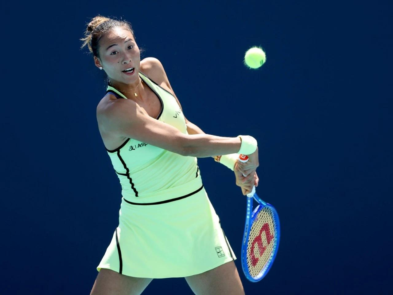 2-1逆转，郑钦文击败前法网冠军，强势夺得2连胜！WTA1000迈阿密站单打第三