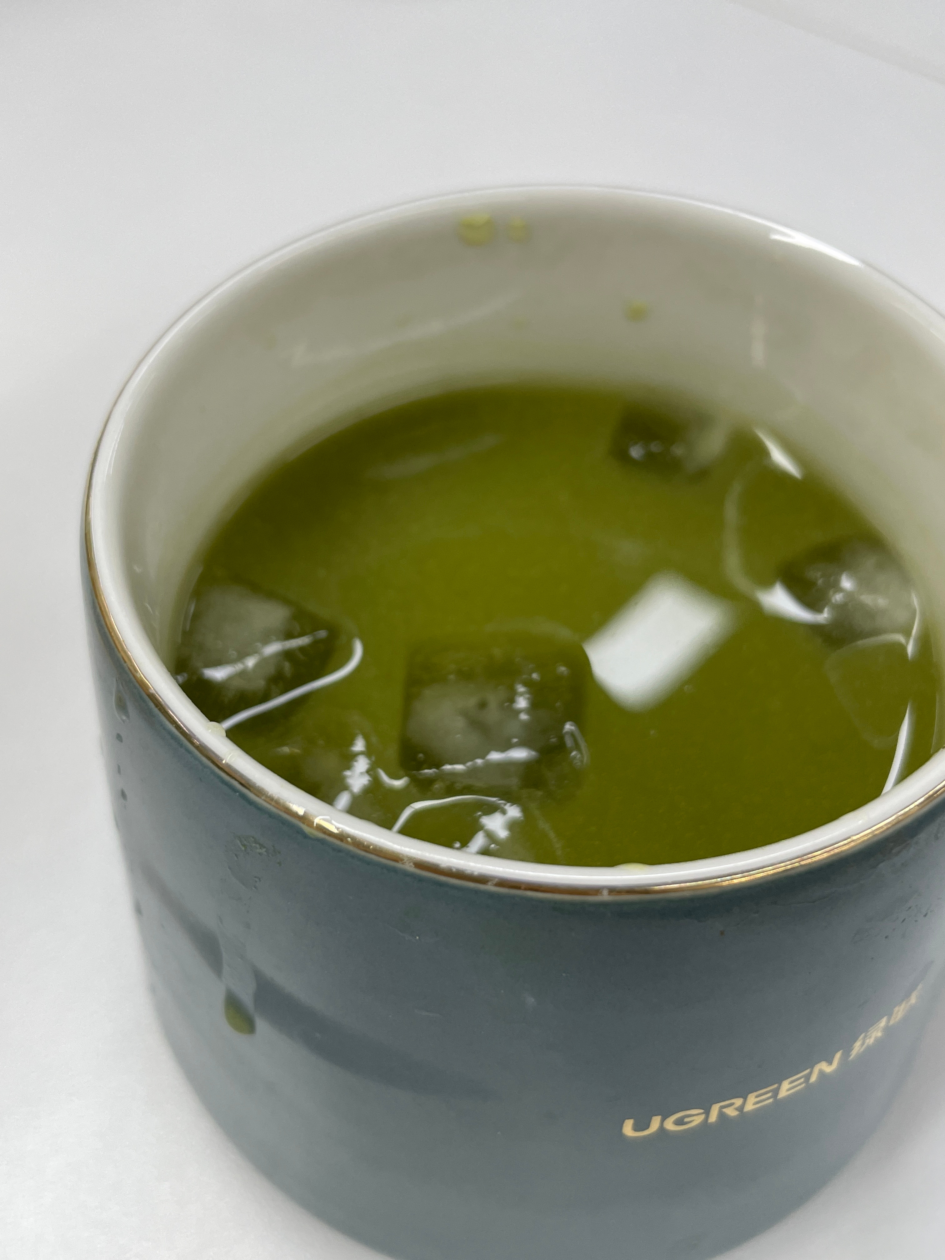 午饭和下午茶冰抹茶 