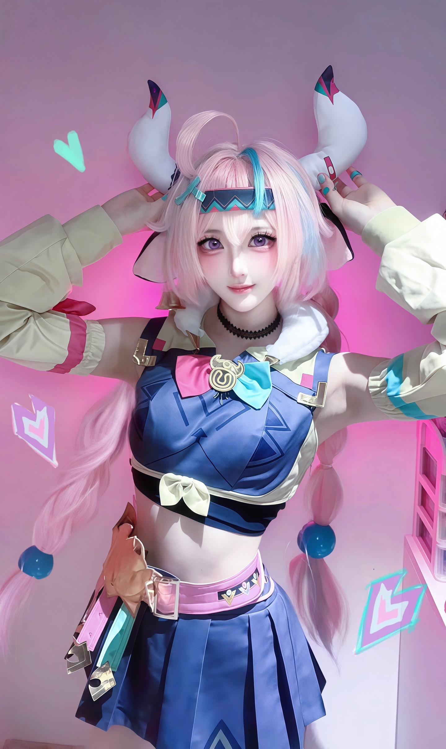 粉色牛牛。瓦雷莎