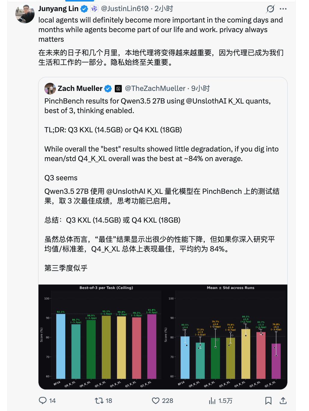 林俊旸：本地 agents 将变得越来越重要 