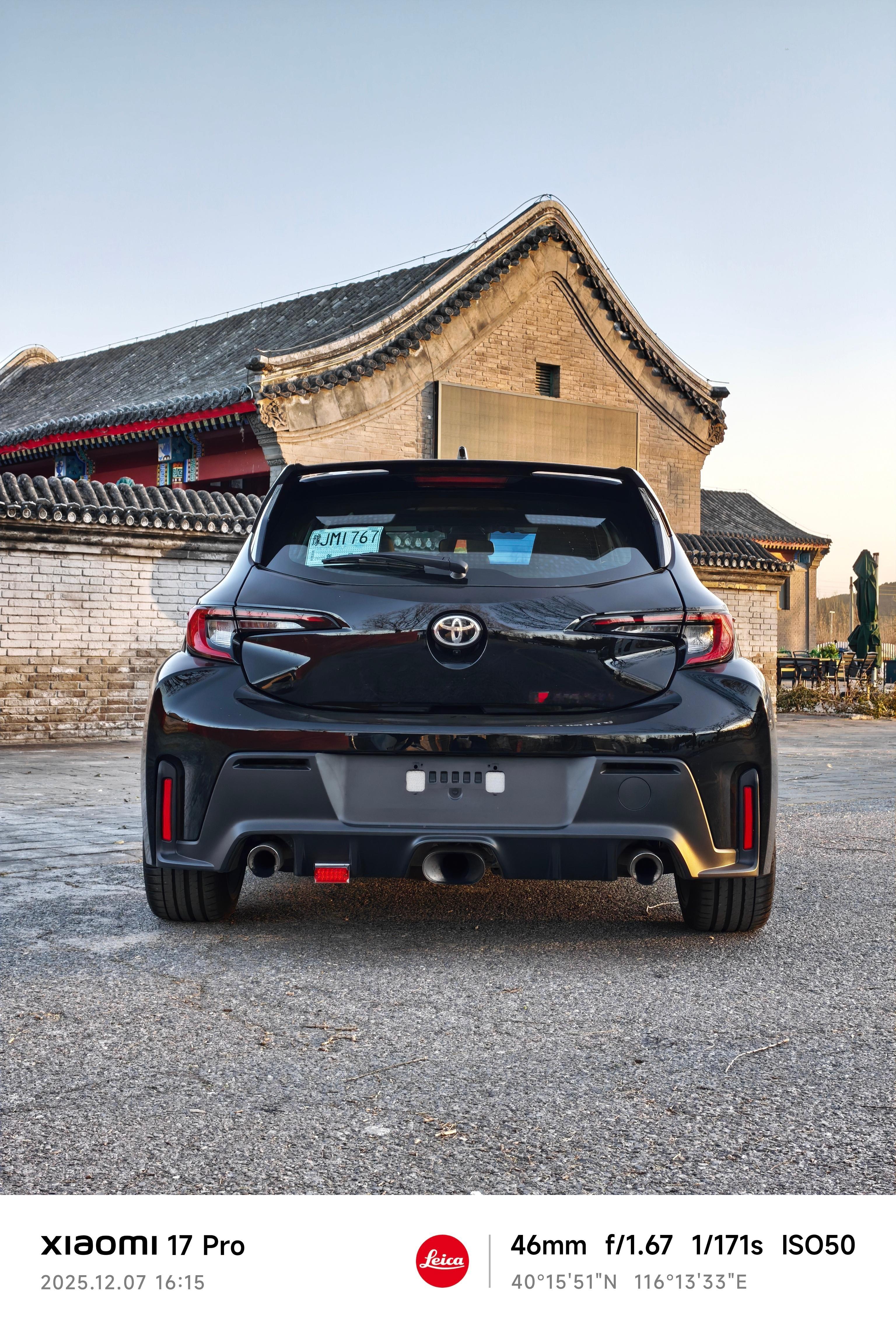 我特别喜欢GR卡罗拉的车尾 看起来非常敦实我与汽车的日常 北京