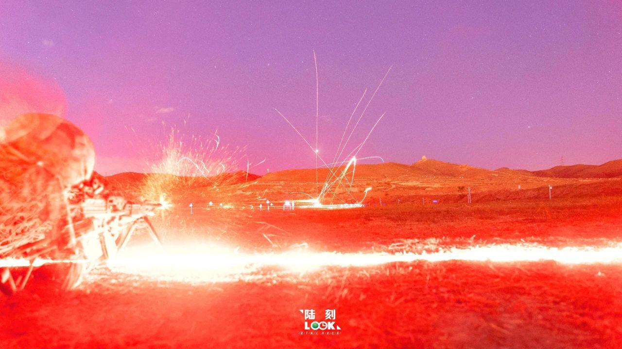 201班机夜间实弹射击考核（人民陆军） 