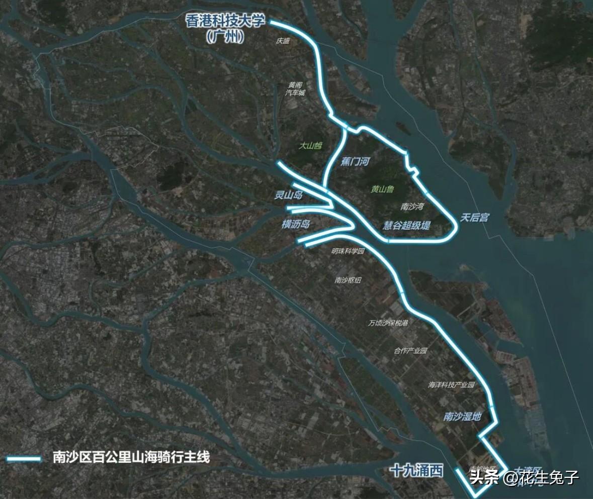 南沙骑车路段更多！打算百公里山海骑行道。

除了原先规划建设的二十公里海岸线，南