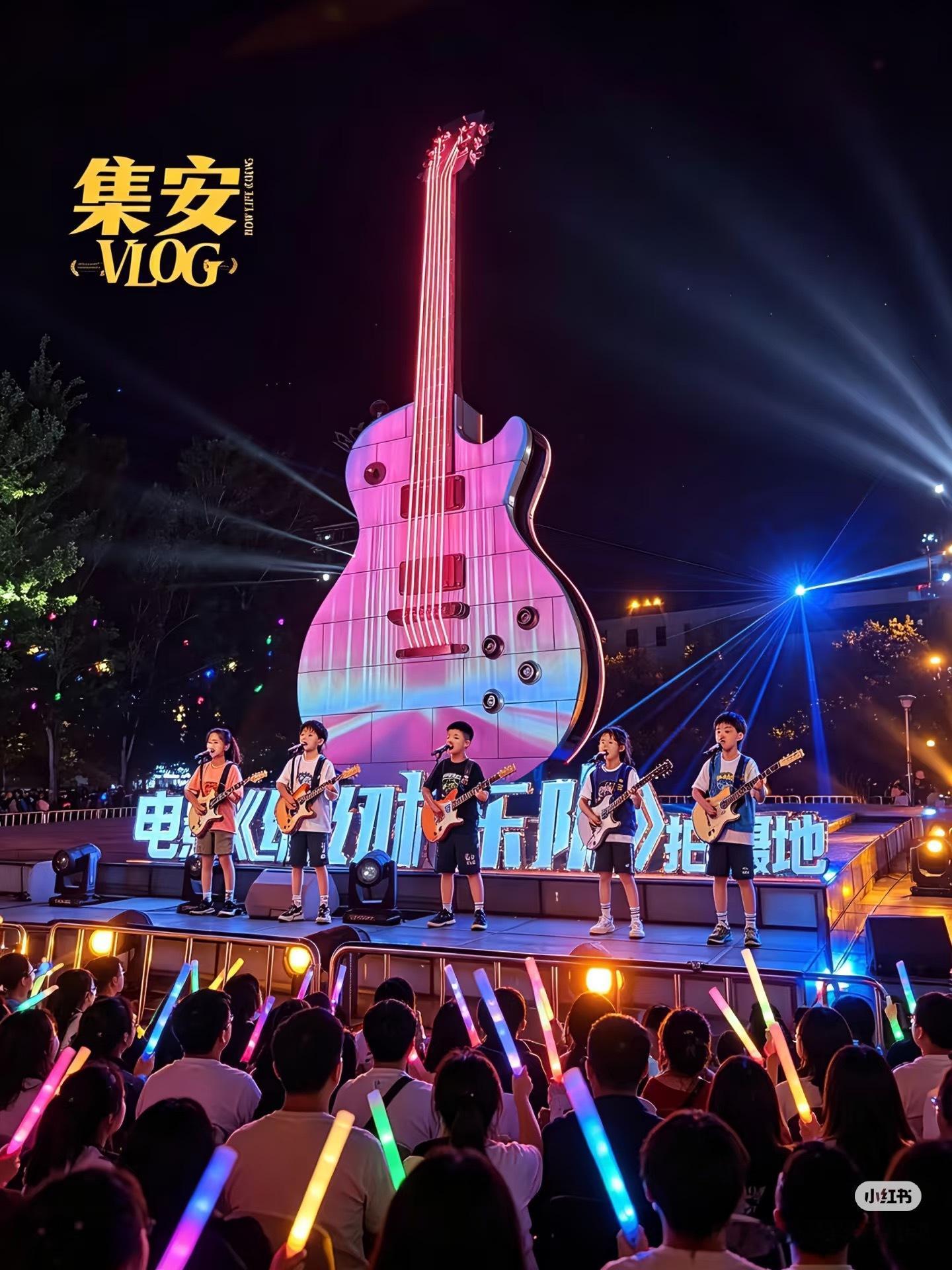 我一直很喜欢大鹏。他在老家吉林集安拍缝纫机乐队，当时布景建造了一个大吉他雕塑，留