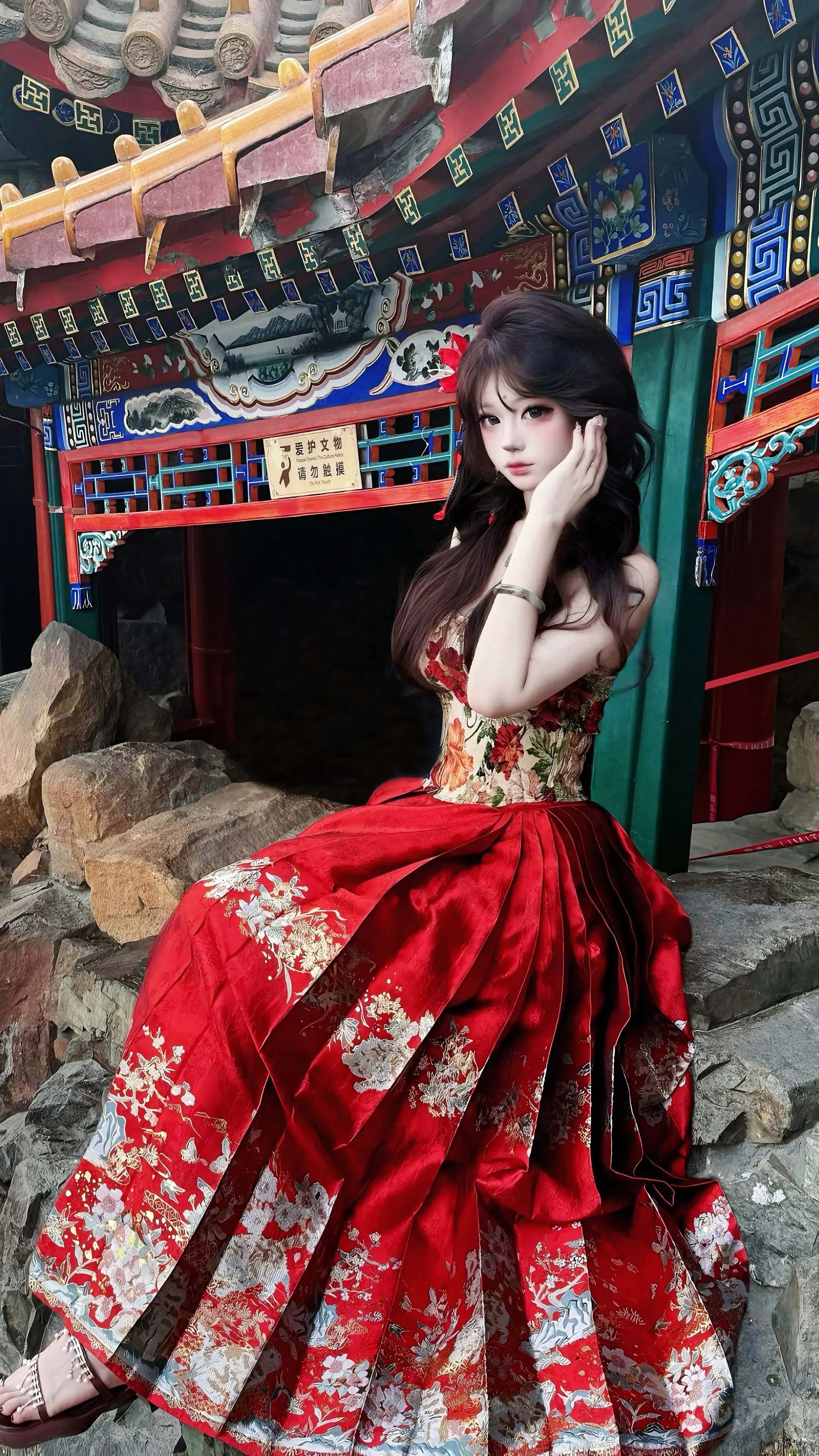 一抹红妆 艳群芳