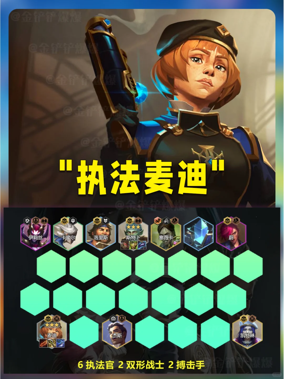 姐妹们！S13SSS级阵容！执法麦迪！五连鸡！