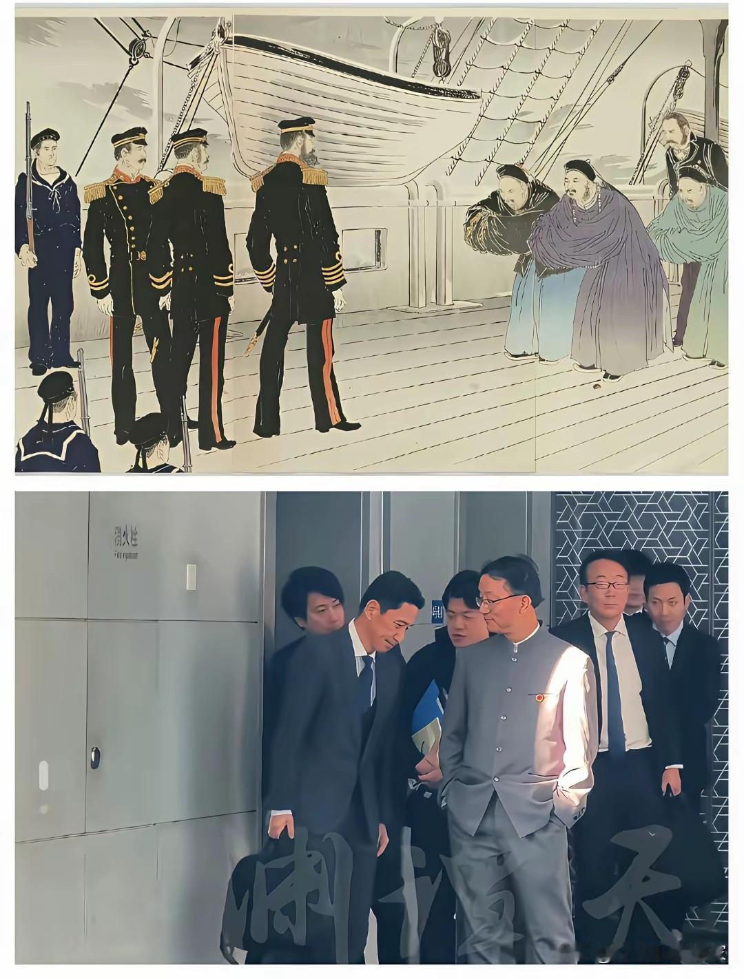 这哪是“找同款”，这是穿了件“精神战袍”啊！
 
刘劲松司长这身五四青年装，立领