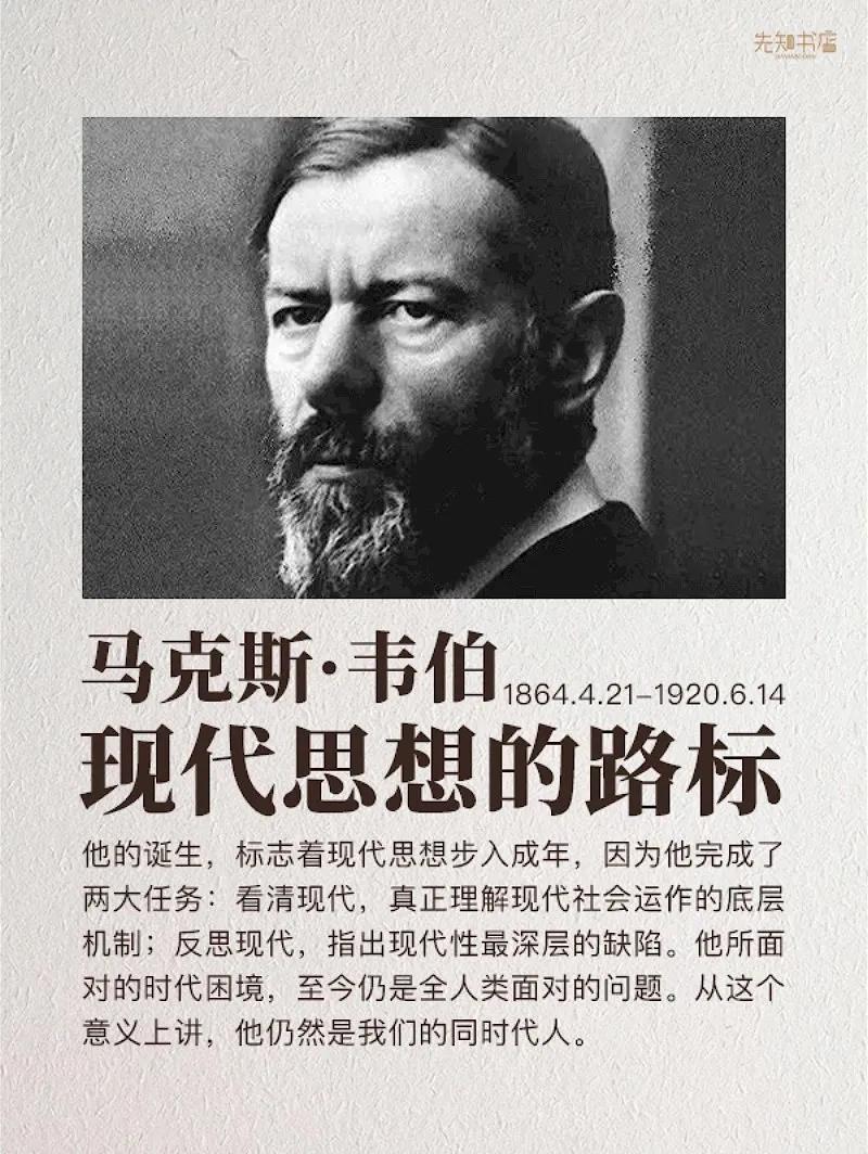 今天是马克斯·韦伯的诞辰纪念日。韦伯1864年4月21日出生于德国埃尔福特。#历