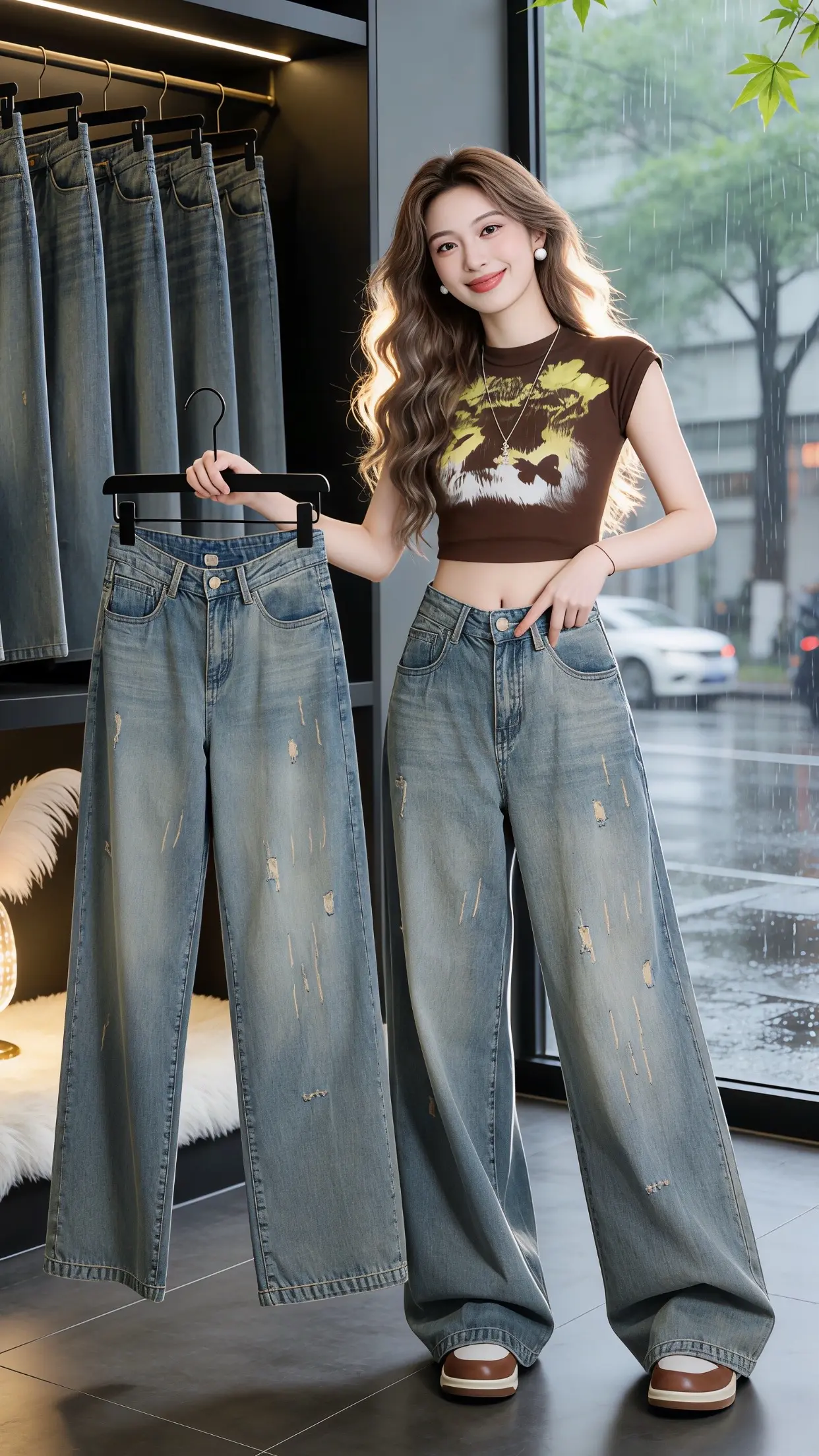 穿出你的chic风 好看的牛仔裤怎么会嫌多 显高显瘦穿搭 早春穿搭 谁穿谁好看