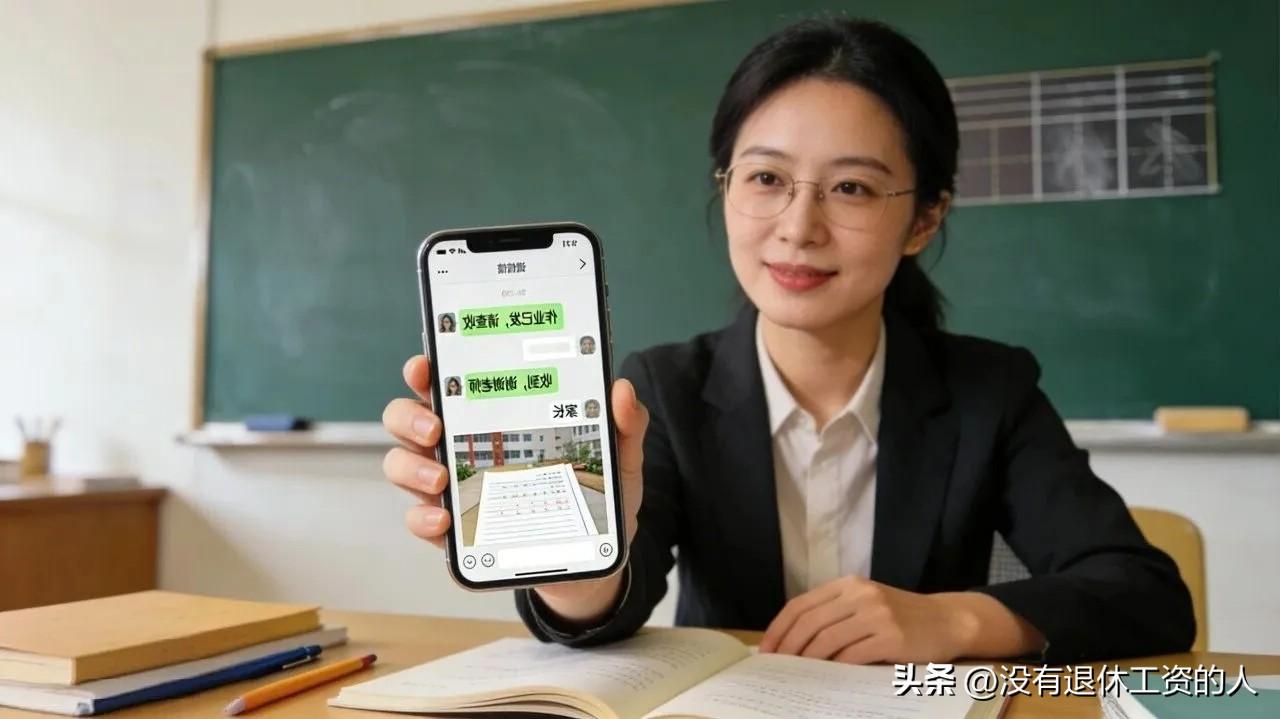 每天晚上，我都会雷打不动的翻手机。

儿子每天的家庭作业，老师都会发在联系群里。