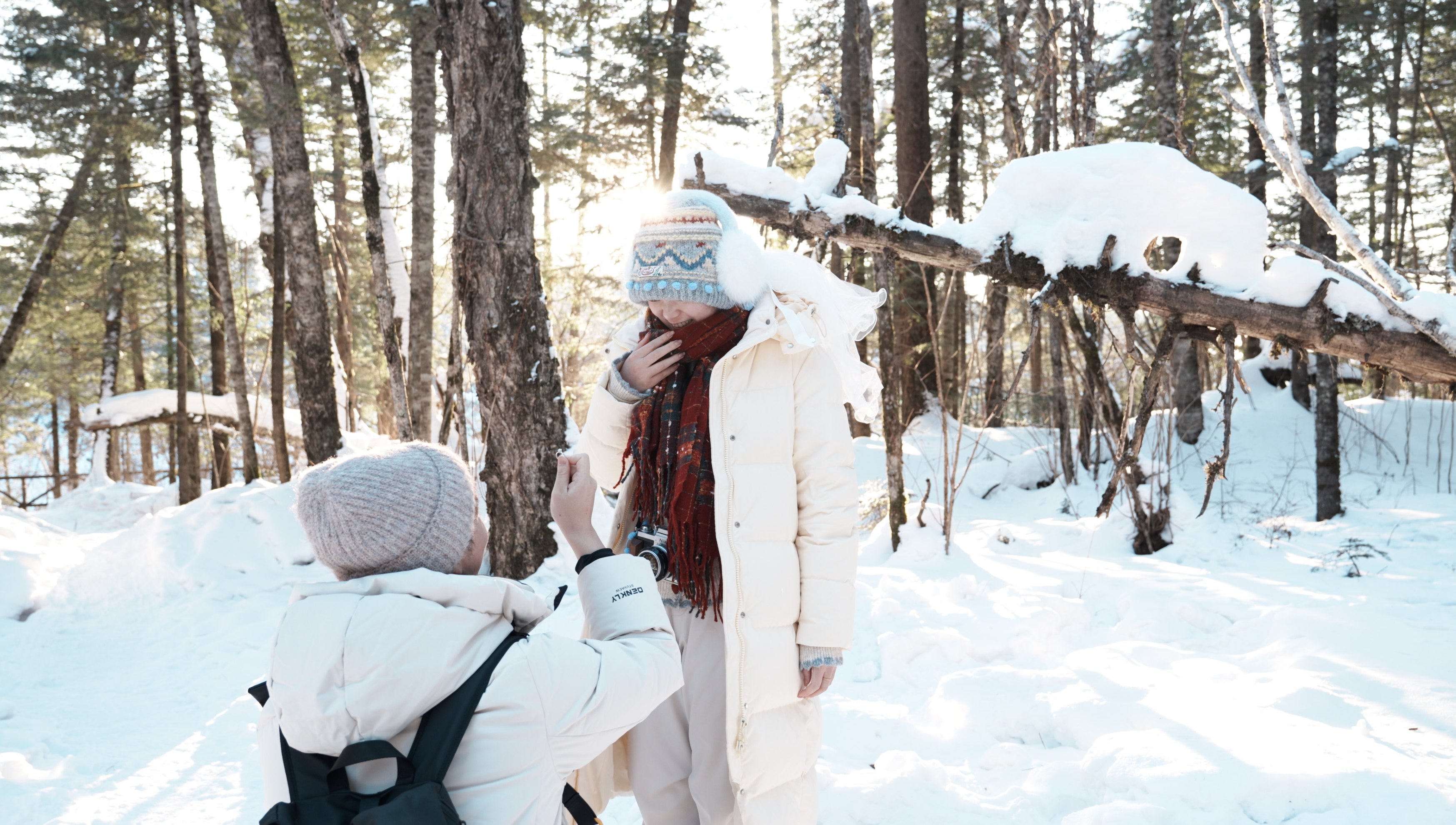 消失了一天，我来汇报工作了今天求婚去了 延边·长白山风景区