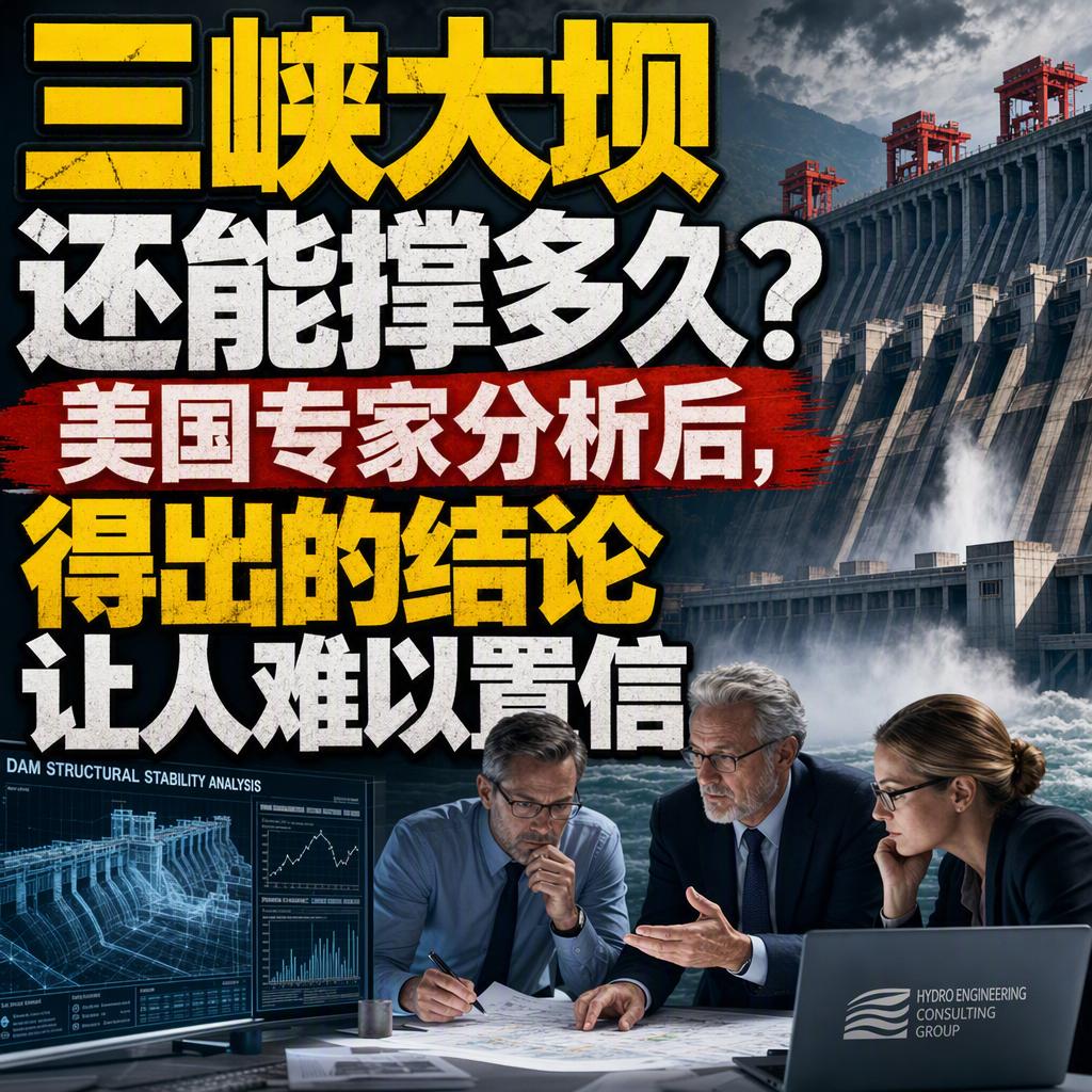 很多人以为混凝土大坝撑不过50年，可三峡大坝用20年的实测数据，把当年美国专家的