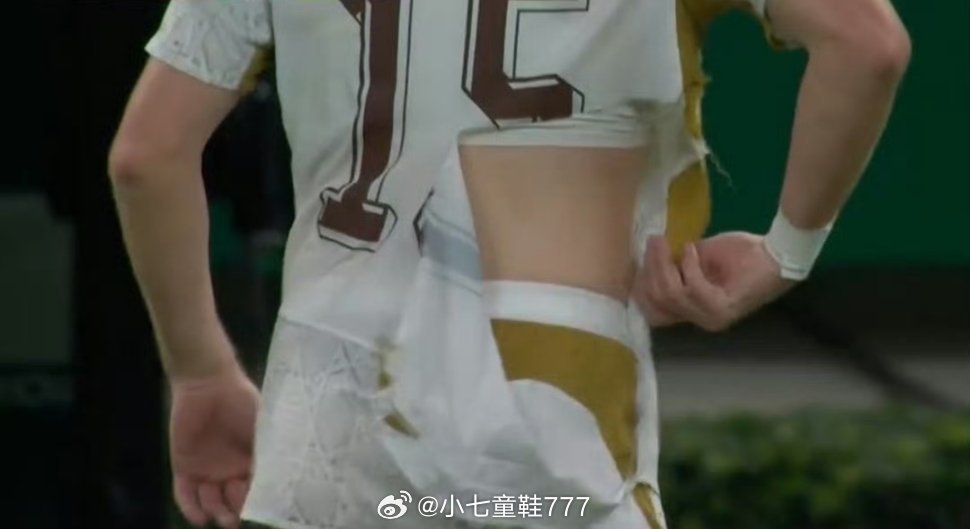 韩国vs捷克 韩国队球员把舒尔茨的球衣撕破了彪马这球衣质量不咋地啊……韩国球员撕